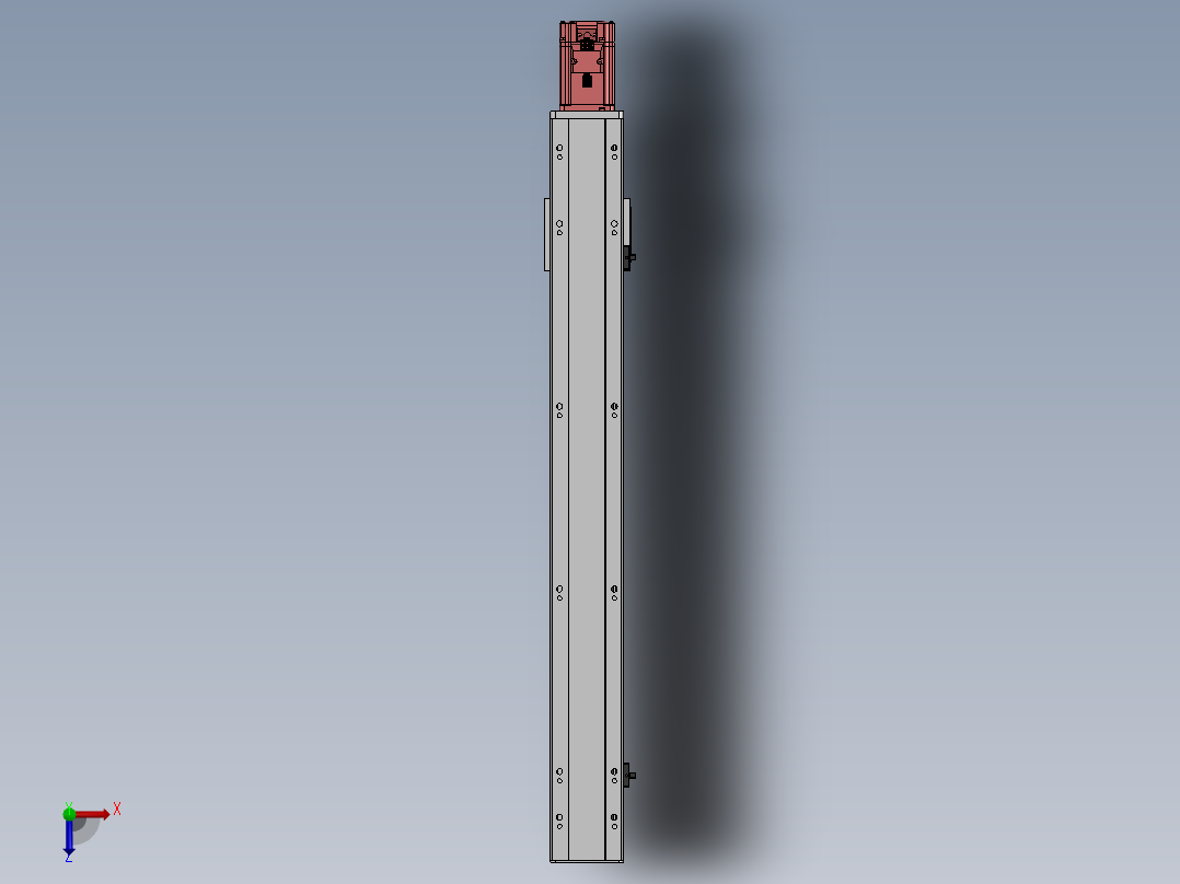 精密模组MY80S-T10-600L-P20B-BC-C4俯视图