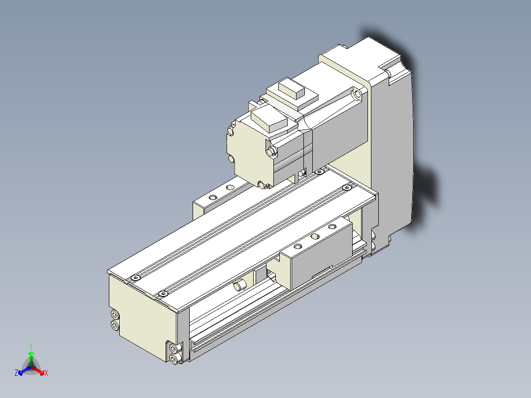 钢基模组-TPA-KNR-6005C-150A1-MU-H1S0正等轴测图