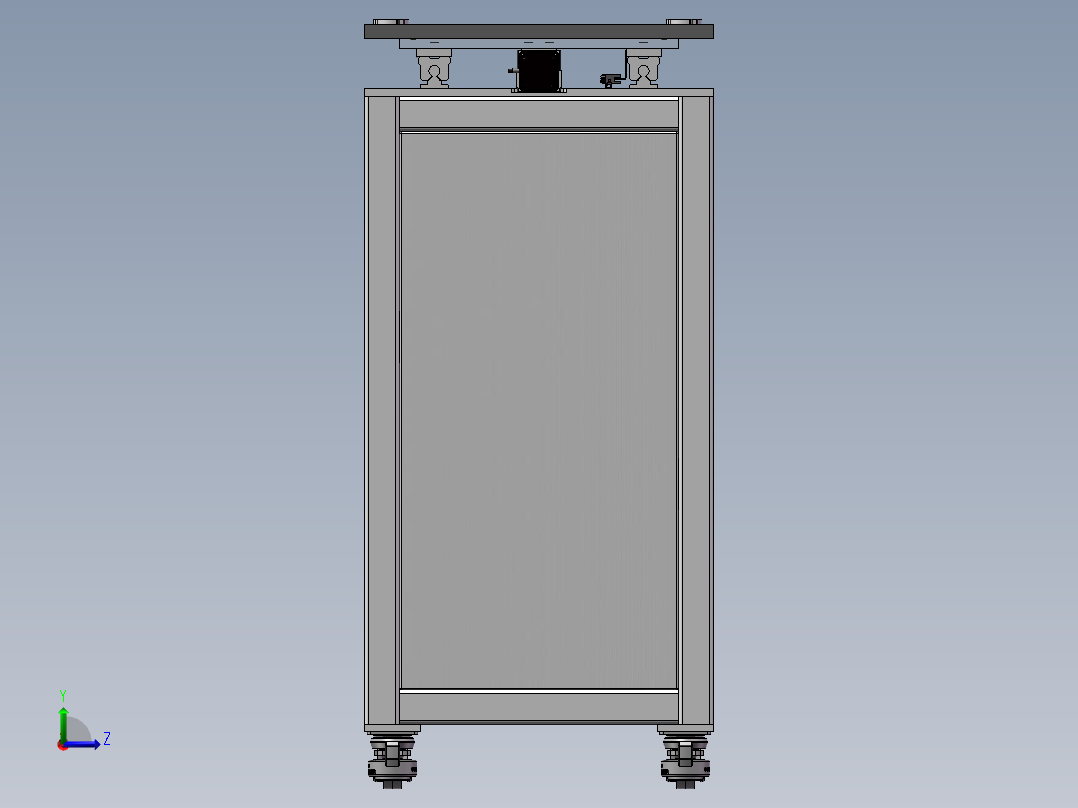 点阵料仓-模组型左视图