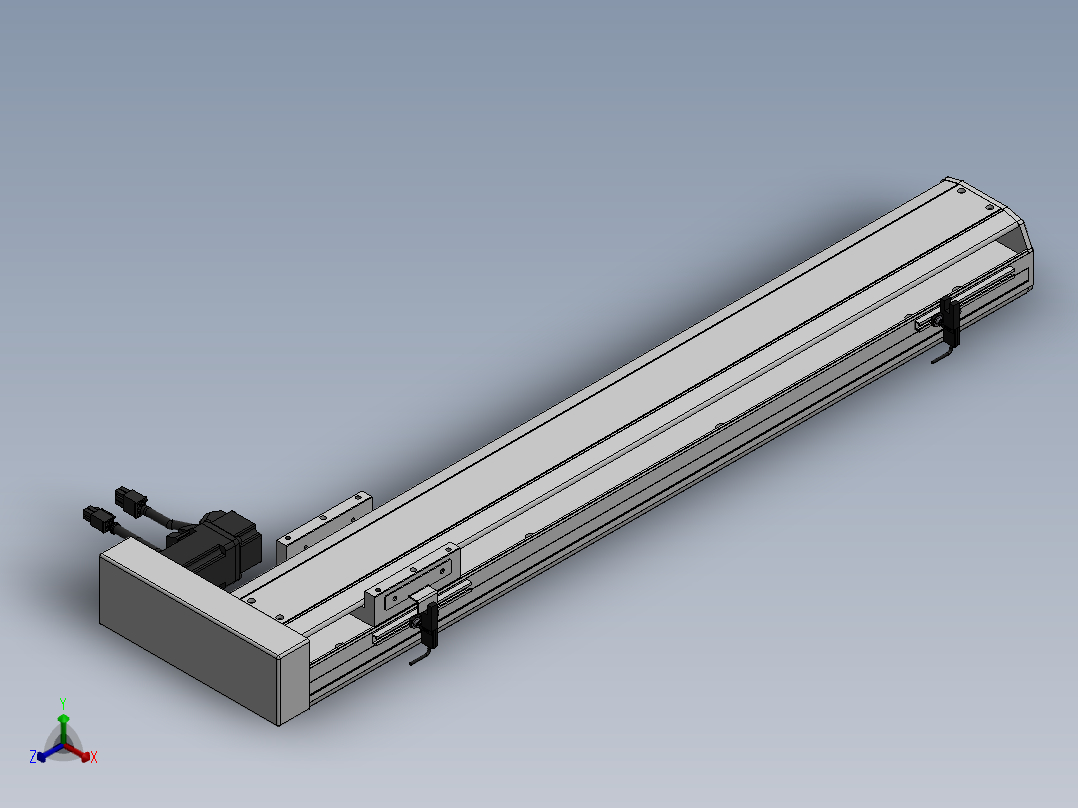 精密模组MY120-T10-550L-BR-P10B-C4-C正等轴测图