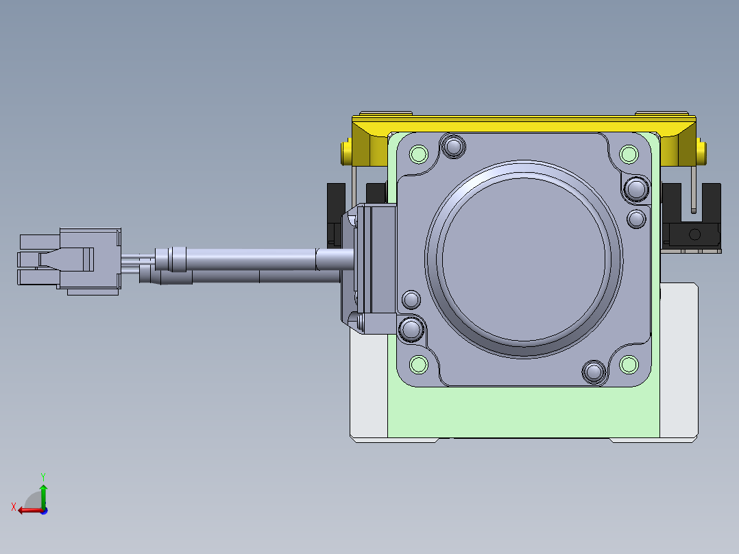 GTH内嵌丝杆全封闭GTH8-BC-200W后视图