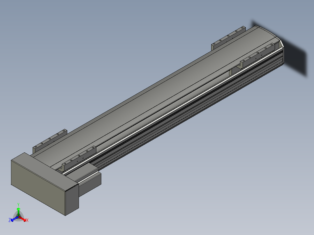 直线模组WG-LHA12-S650-L设计图纸