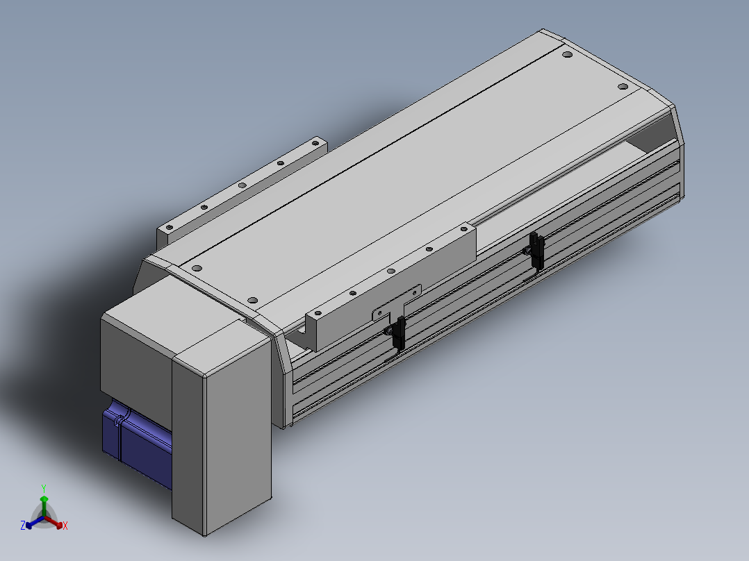 精密模组MT220-L150-200-RD-M75-C4正等轴测图