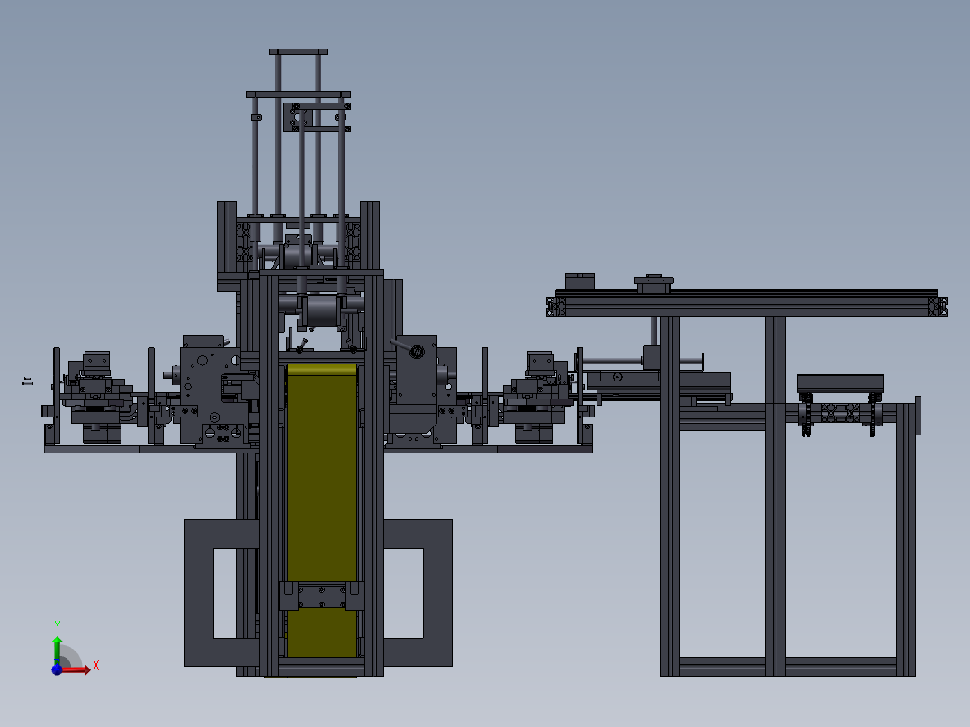 全自动跳绳包装机前视图