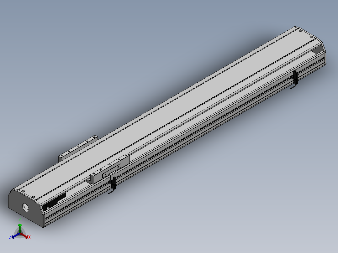 精密模组MY140-T10-700L-M-P40B-C4-C正等轴测图