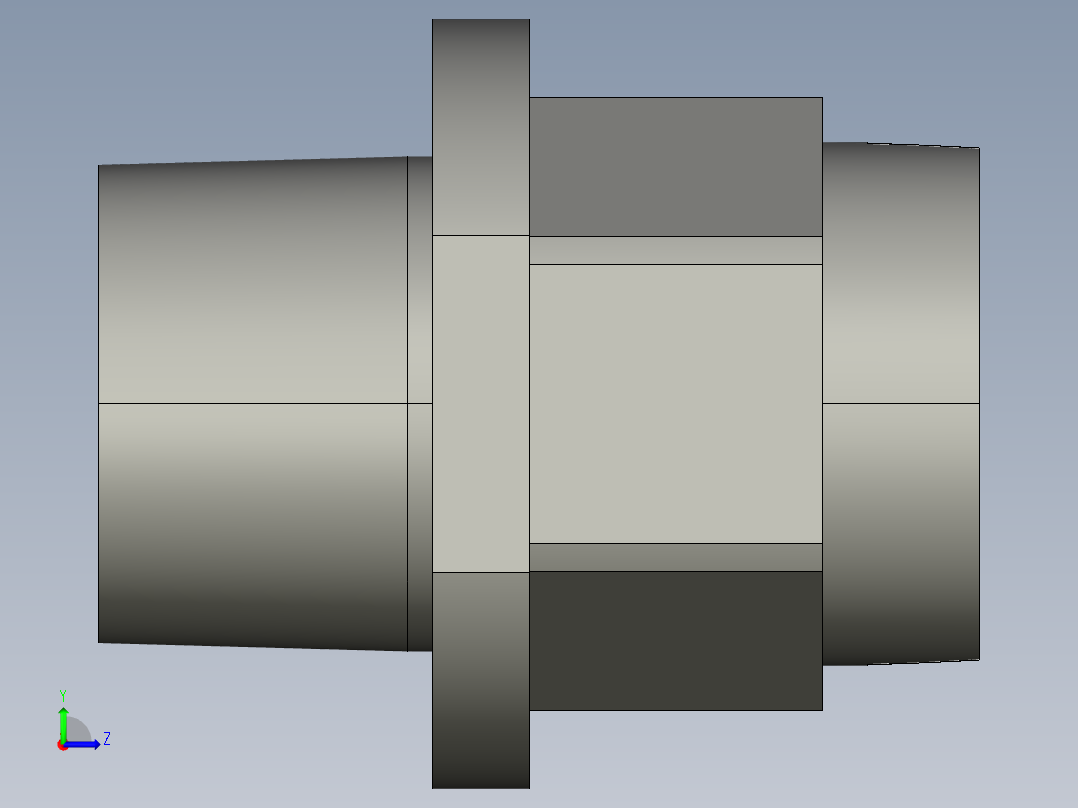 基恩士SJ-MS1_kc图纸模型左视图