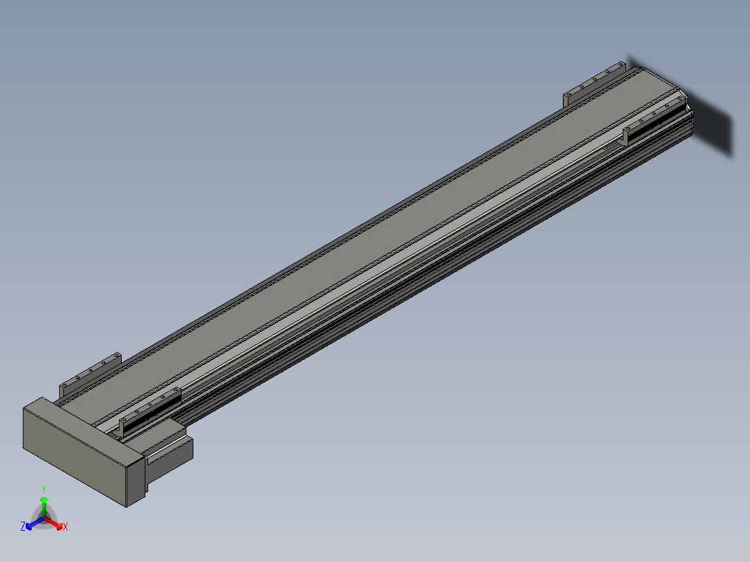 直线模组LHA170-S1300-L设计图纸