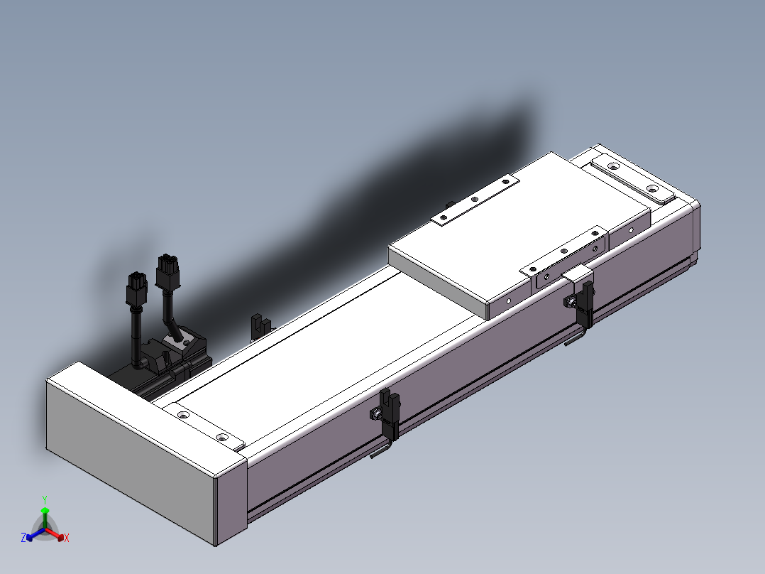 精密模组MC100-L05-200-BR-M10-C4正等轴测图