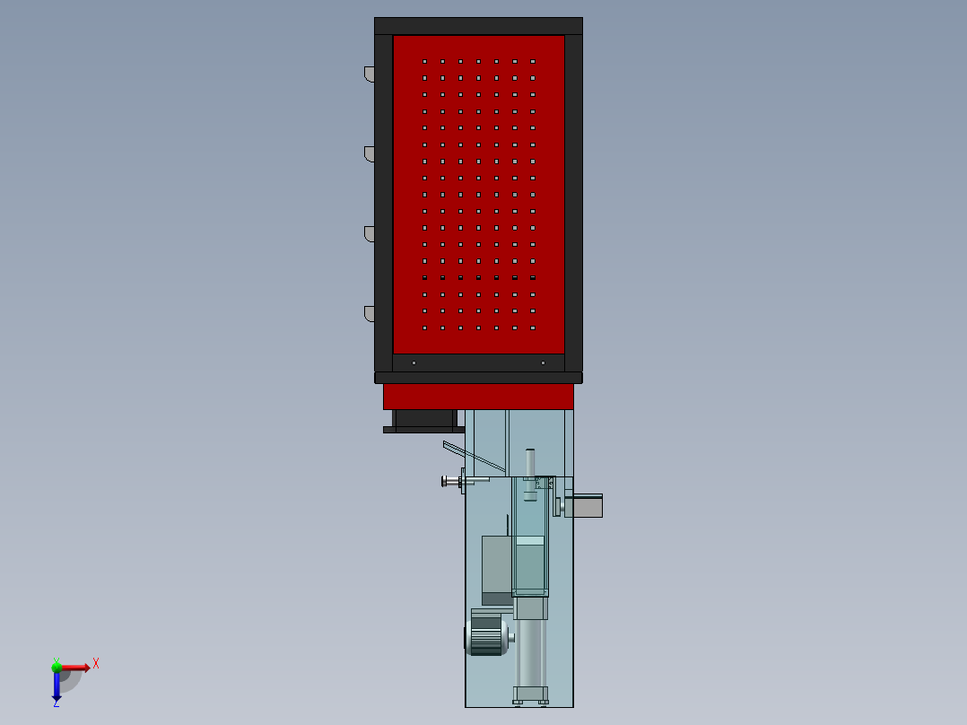 精密电子切割机sw17俯视图