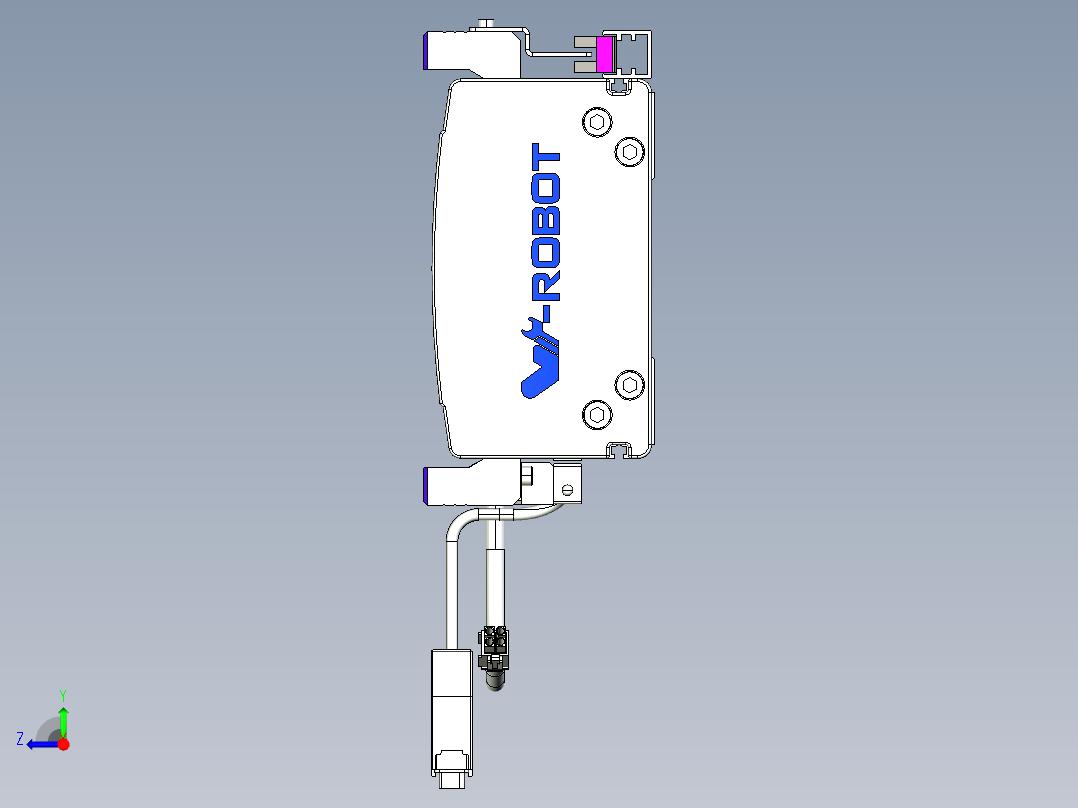 威洛博VL系列3d模型模组VL14S2Y-S1200右视图