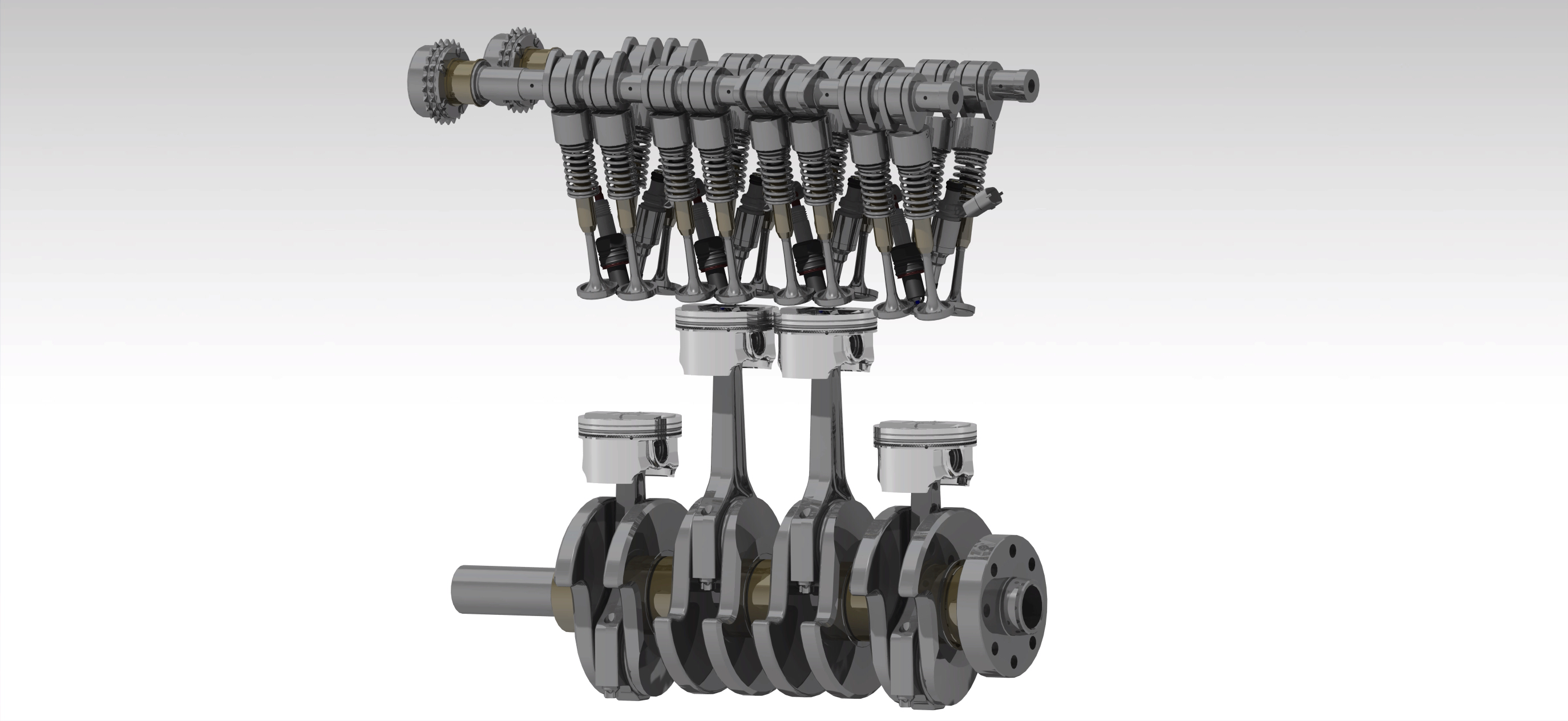 小型四缸发动机