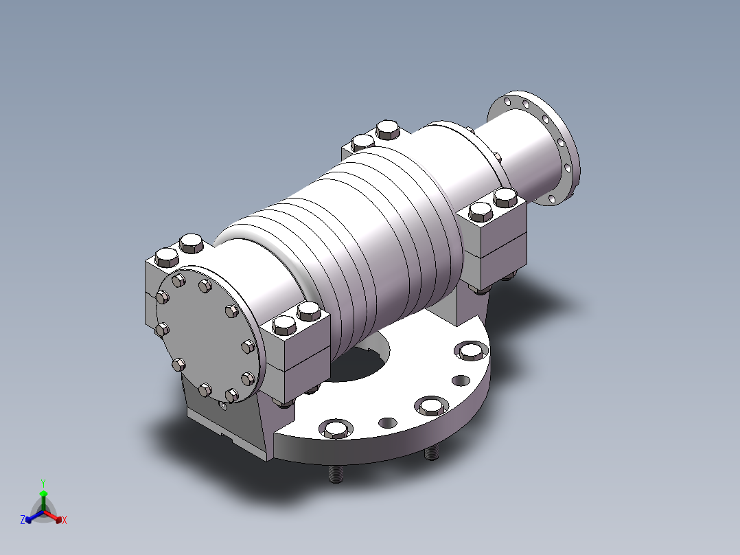 sw总装配正等轴测图