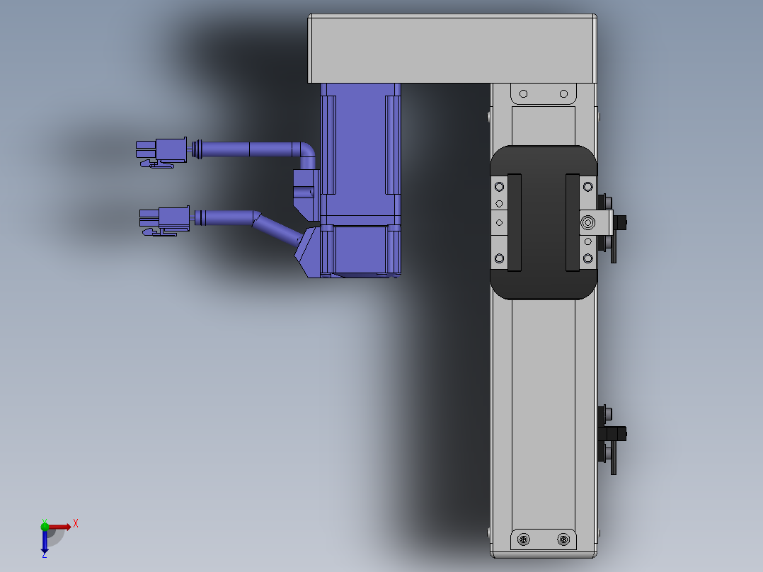 精密模组MY50-T10-100L-BL-P10B-C4-C俯视图