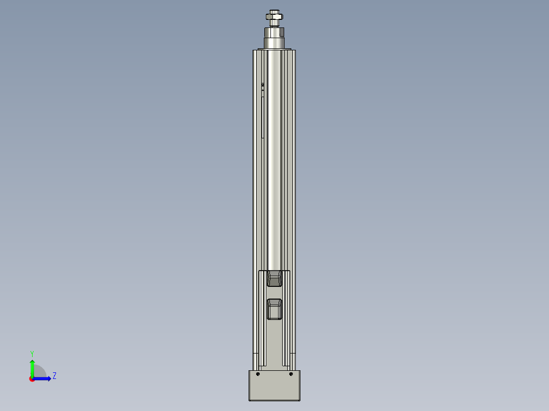 12VZ电动缸-VZ5-S250-BD左视图
