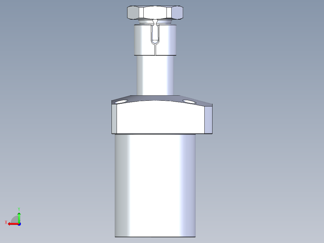 KOSMEKLHA0650-SL-Q20多系列多零件图纸模型后视图