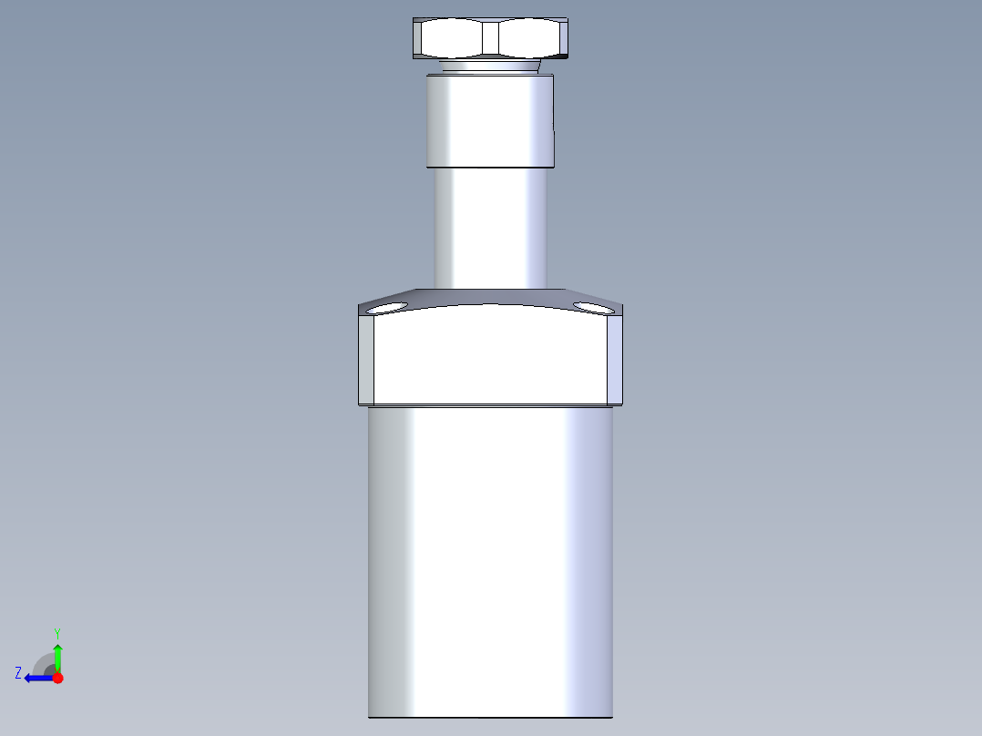KOSMEKLHA0650-SL-Q20多系列多零件图纸模型右视图
