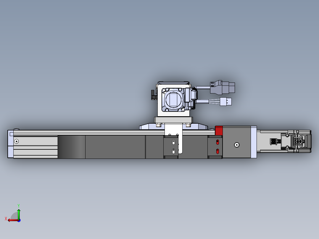 内嵌直交机械手XYG系列XYG220-F1后视图
