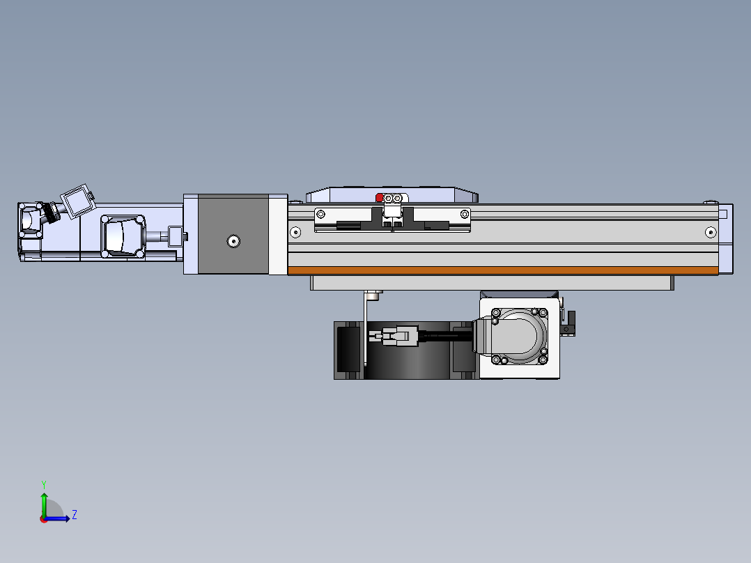 内嵌直交机械手XYG系列XYG220-F1左视图