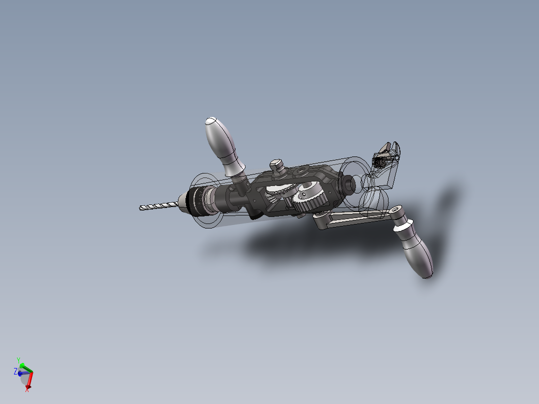 复式手摇钻及带扳手模型==192595=20