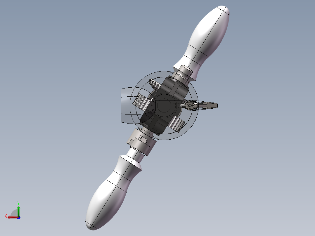 复式手摇钻及带扳手模型==192595=20后视图