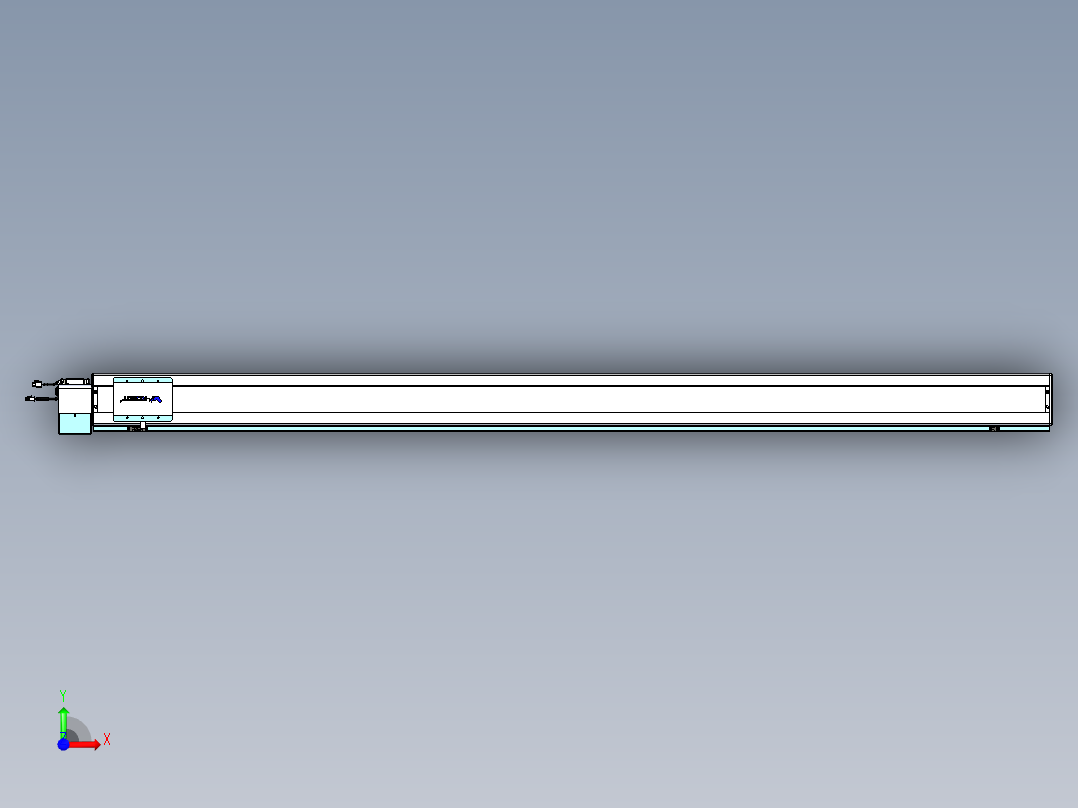 威洛博VBC同步带传动一无尘环境VBC14-L45-S2300-BLD-ZP75-C3前视图