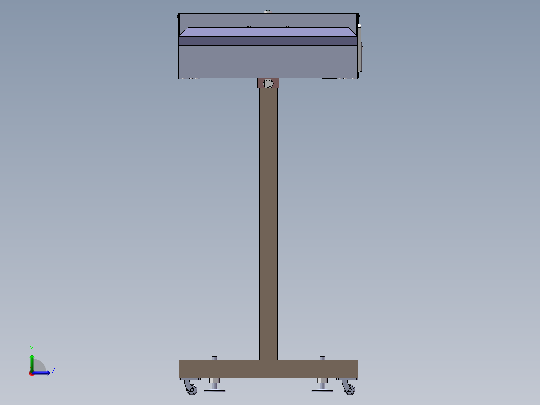 印花机用闪烘机sw18可编辑左视图