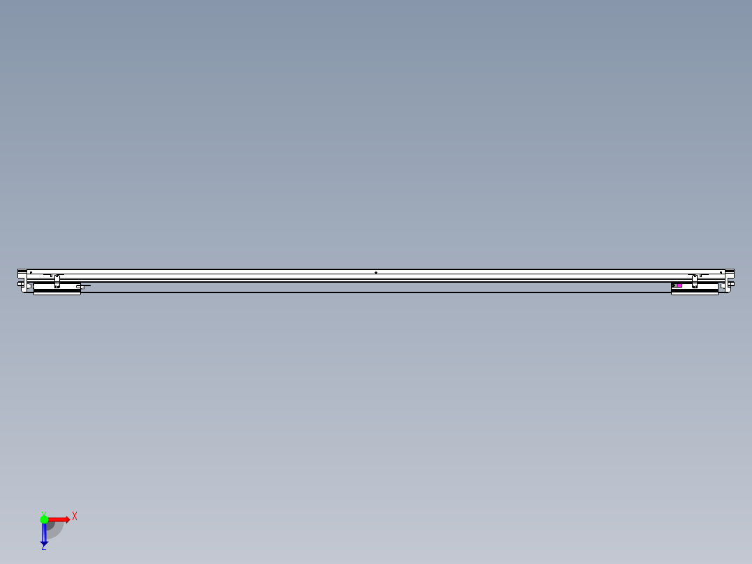 威洛博VL系列3d模型模组2VL22H2Y-S2250俯视图