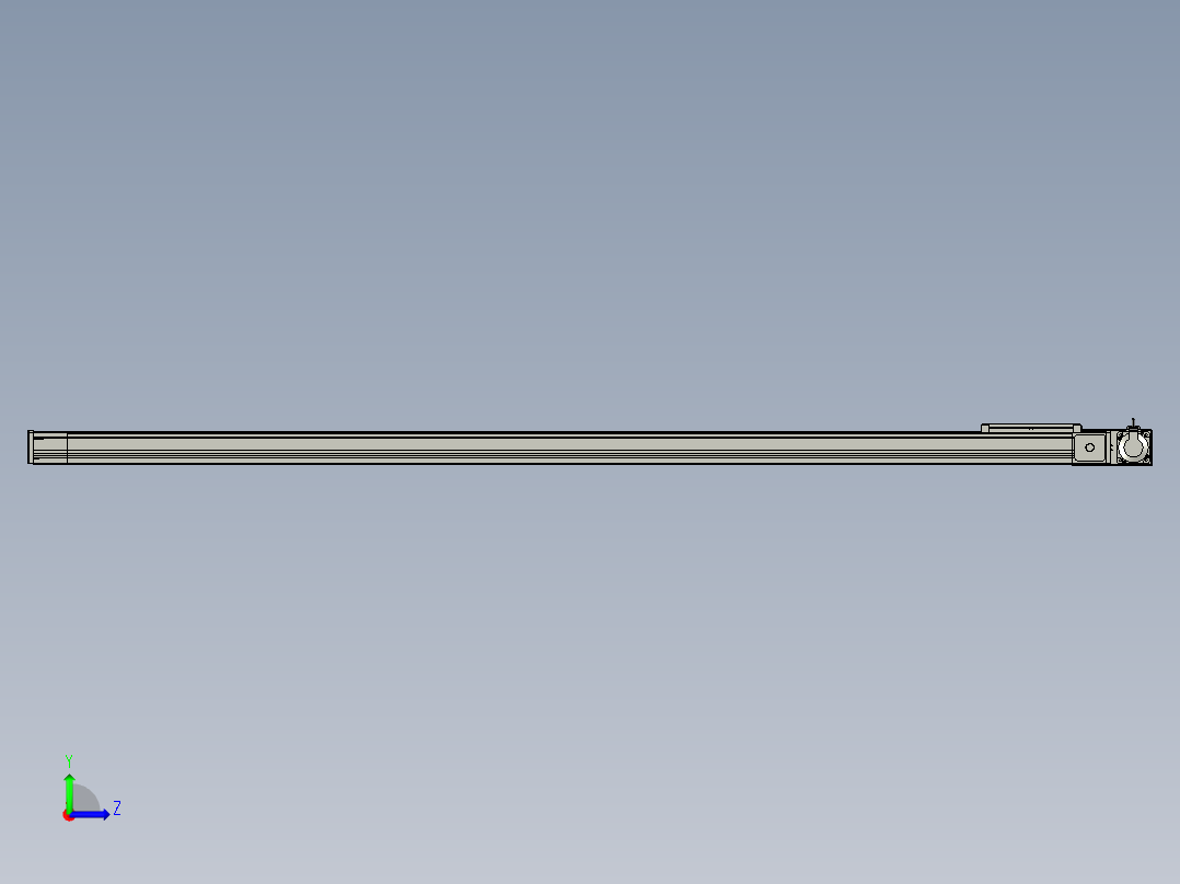 欧规系列-LB8-L75-S2300-BL-ZP75-C3左视图