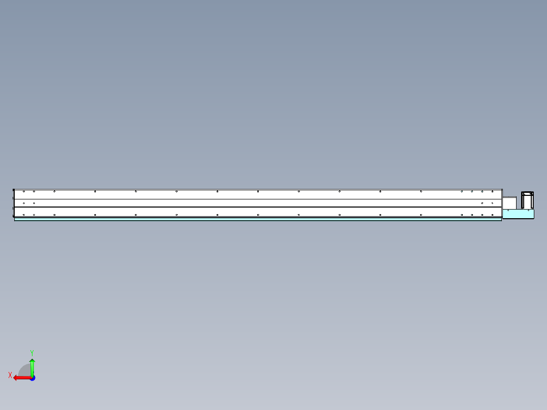 威洛博VBF同步带传动一般环境VBF14-L45-S2100-BL-ZP40-C3后视图
