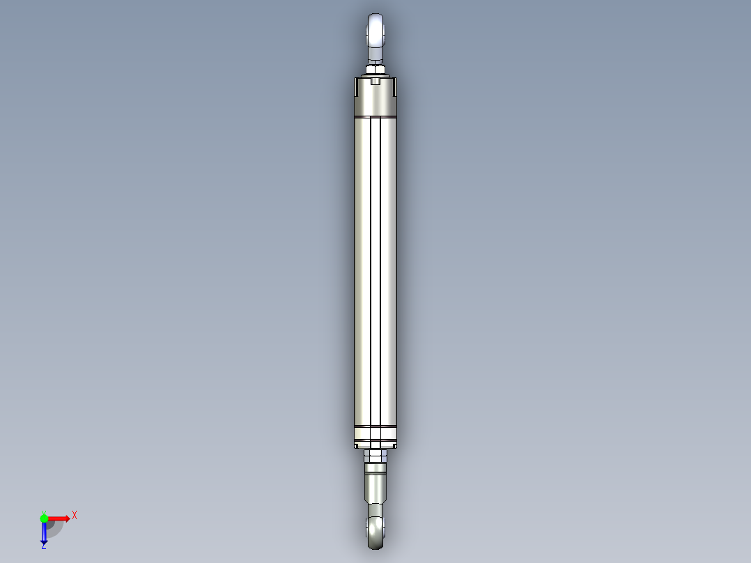 NOVOTECHNIK直线位移传感器TEX 系列 带球眼安装接头俯视图