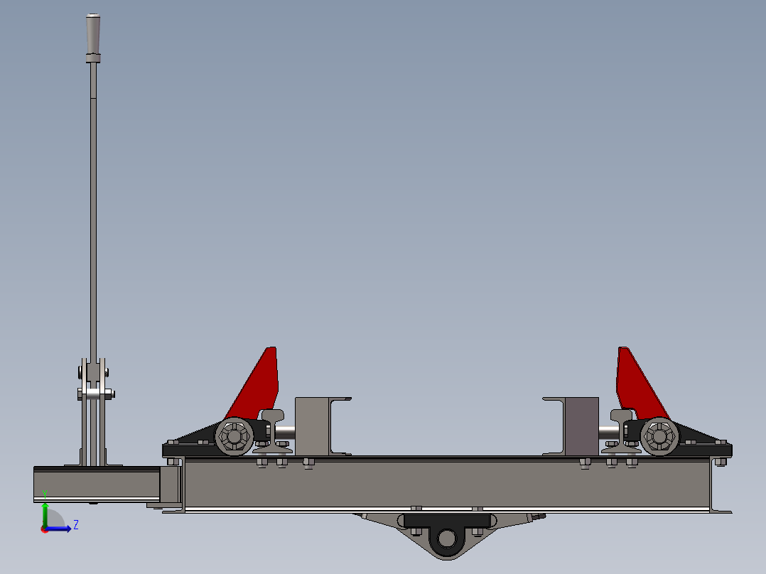 阻车器模型 37531左视图