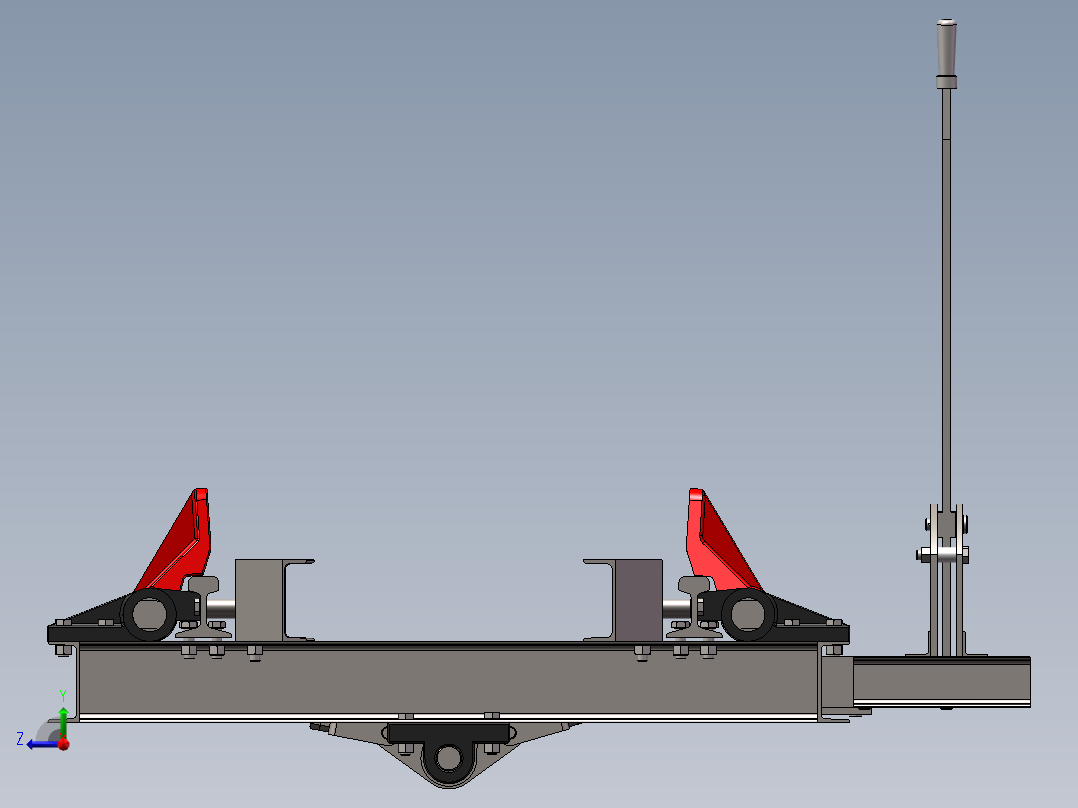 阻车器模型 37531右视图