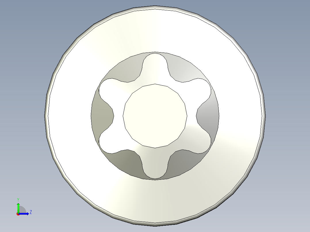 六角螺钉-Hexalobular_screw-M14-200-190-21-32-18.2左视图