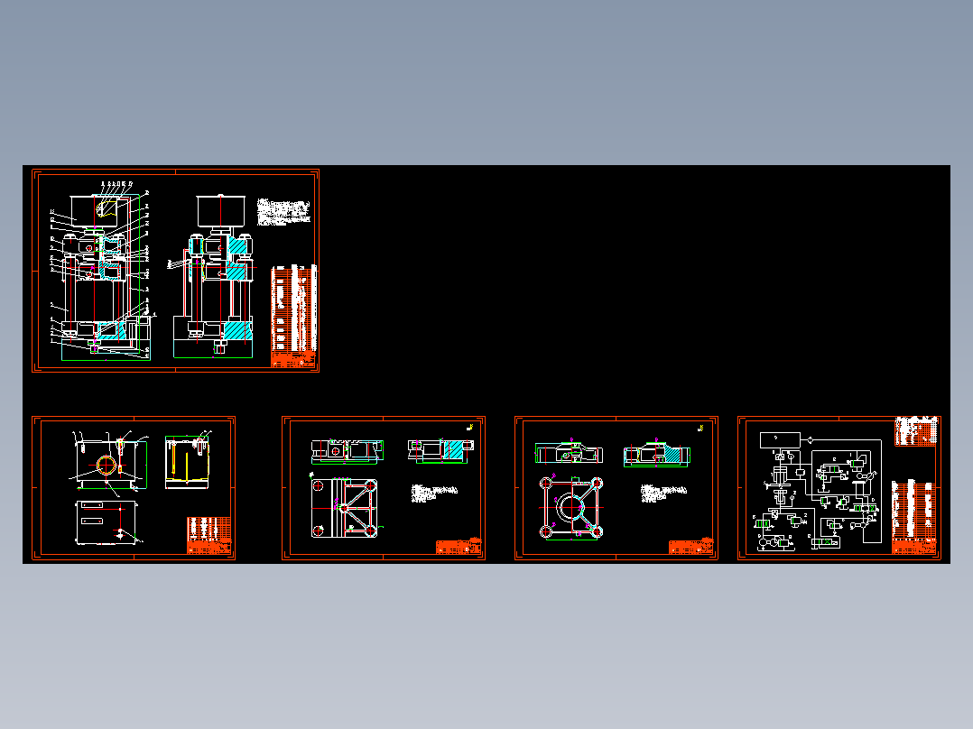 JX701-800t四柱式液压机设计