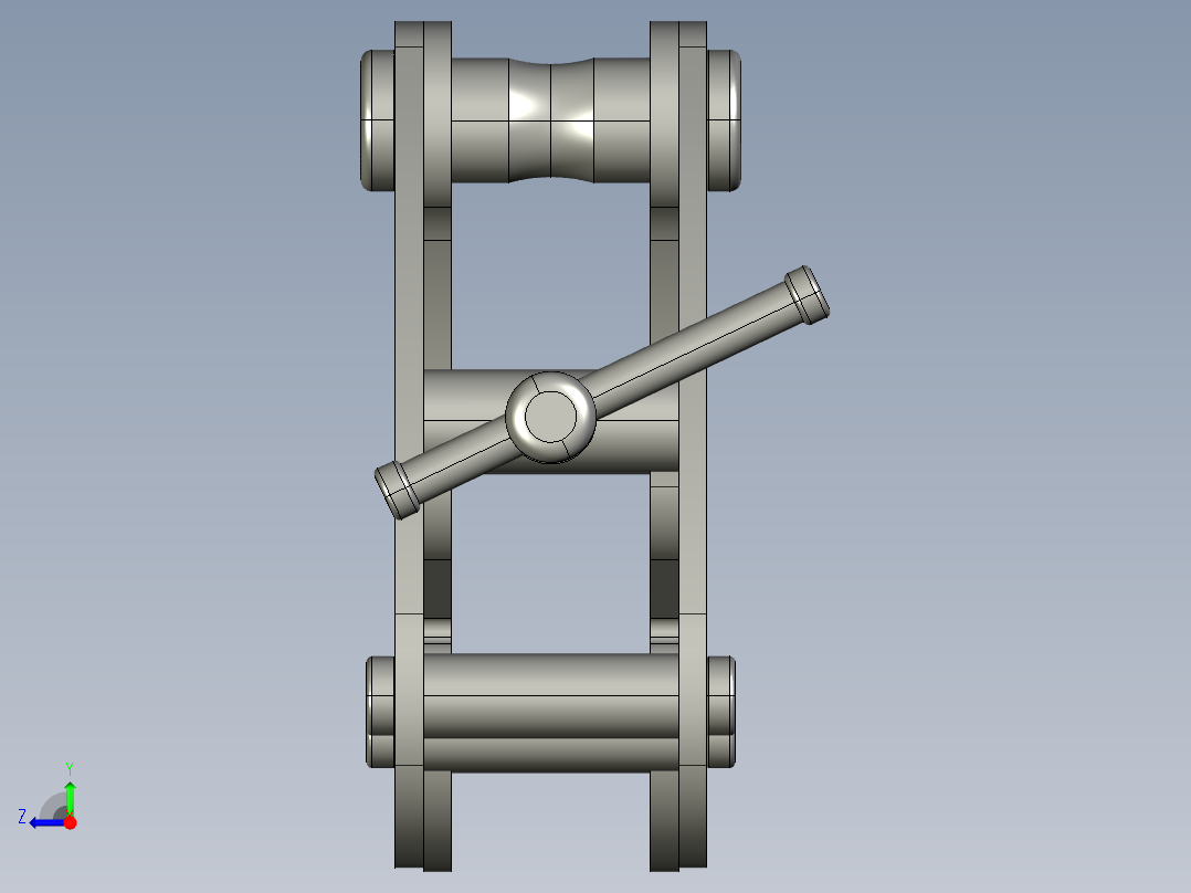 工字钢1t-2t-3t-5t-10t夹钳吊具右视图