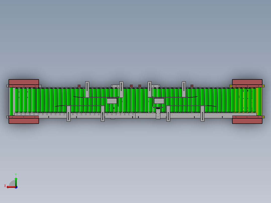 手机包装盒自动分选生产线sw17可编辑后视图