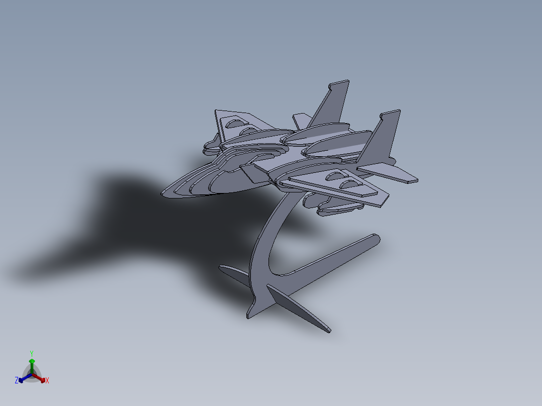 SOLIDWORKS <span style='color: red'>F15</span>桌面摆饰