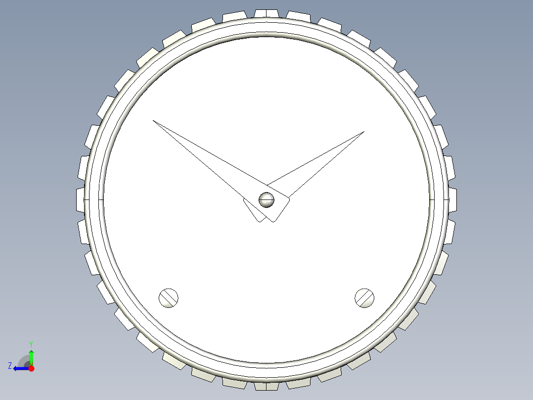 重力指示器MBT.50,GA11,MBT.70,GA12-3D多系列多零件图纸模型右视图