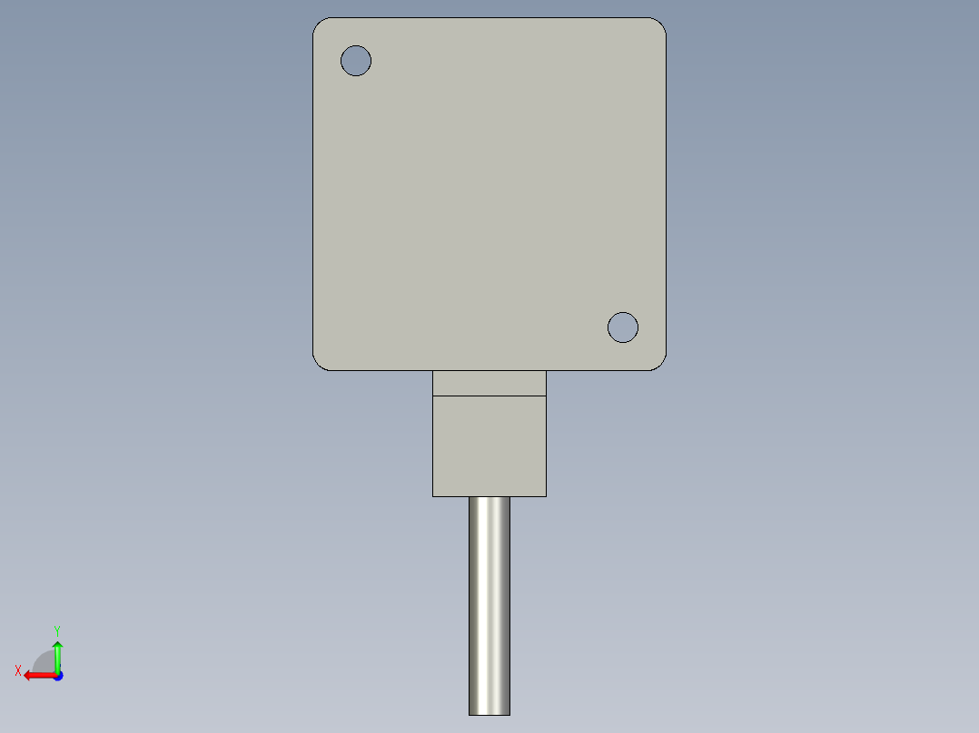 基恩士OP-42215_kc图纸模型后视图