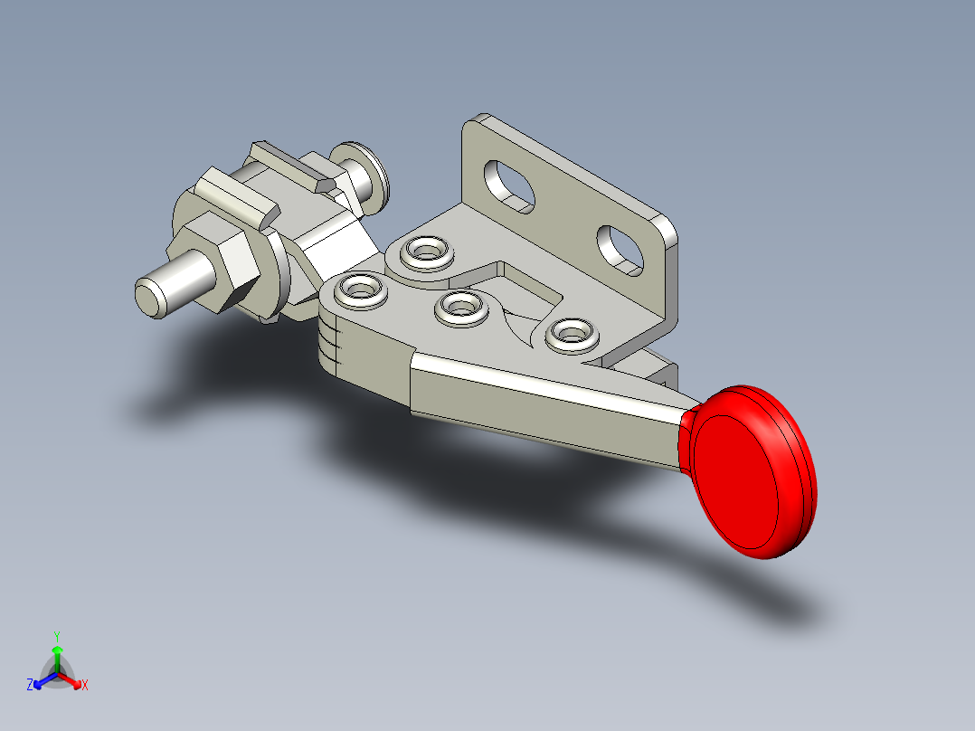 水平式夾鉗SSP(C)-<span style='color: red'>3D</span>多系列多零件图纸模型
