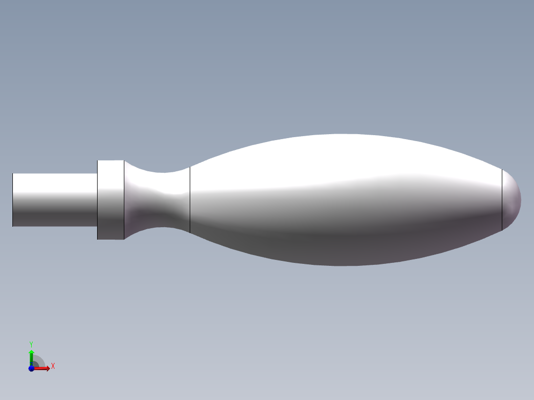 HY8310.2-A曲面手柄[HY8310.2＼A10×80×16]右视图