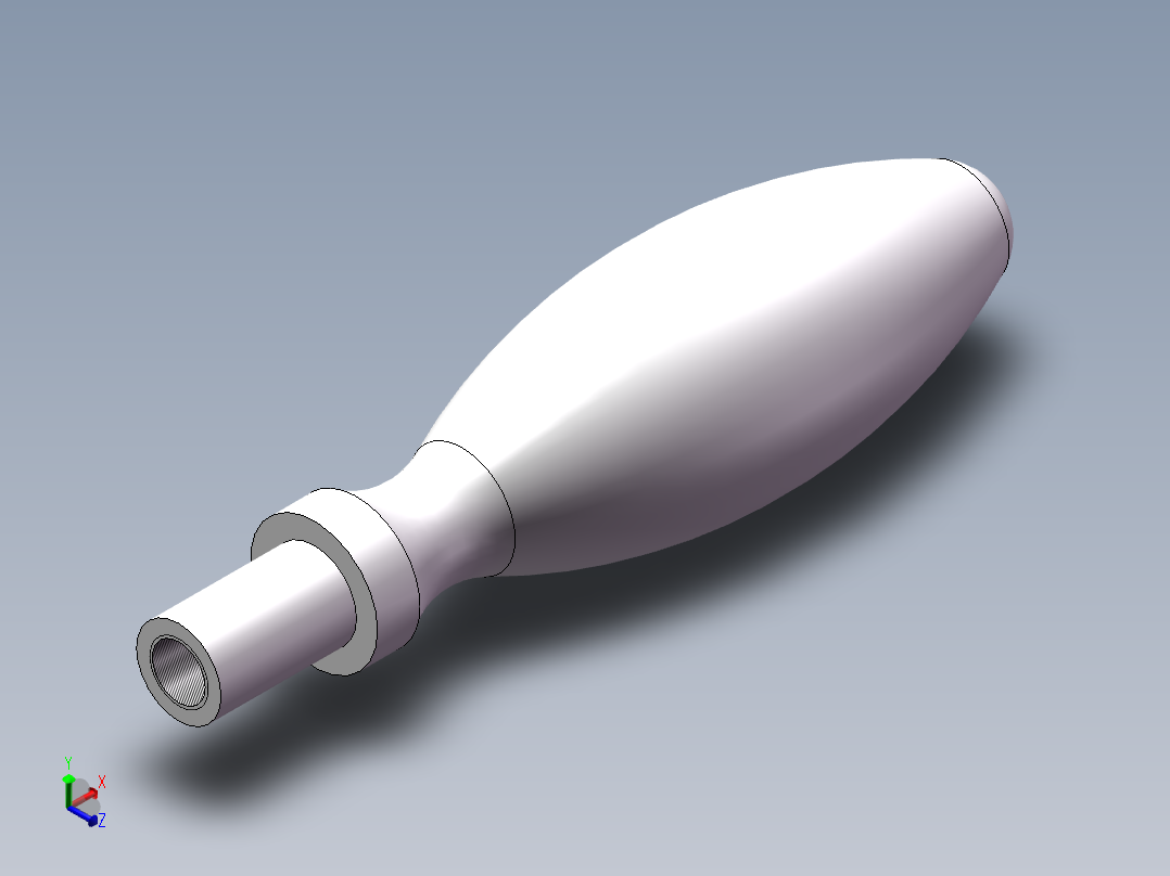 HY8310.2-A曲面手柄[HY8310.2＼A10×80×16]正等轴测图