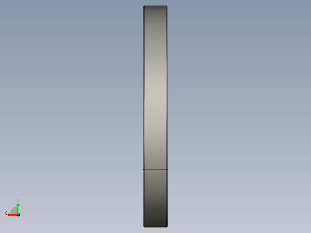 深沟球轴承16040后视图