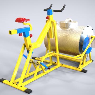 创新节能健身洗衣机3D模型图纸 1 机械设计参考资料设计素材