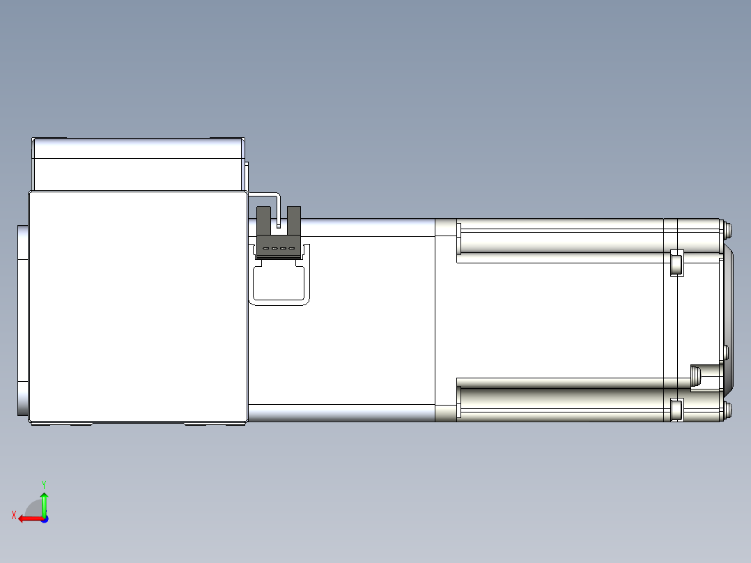 威洛博LB.GB同步带传动--欧规系列LB6A-L130-S2900-BR后视图