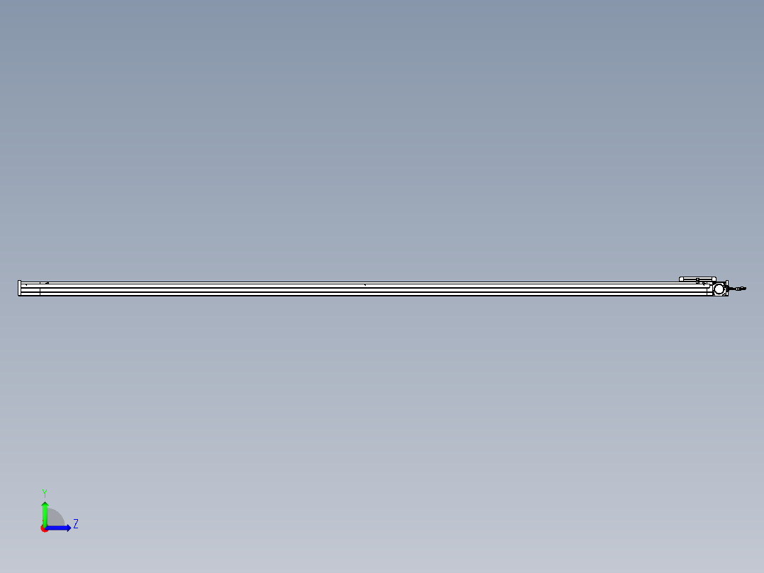 威洛博LB.GB同步带传动--欧规系列LB6A-L130-S2900-BR左视图