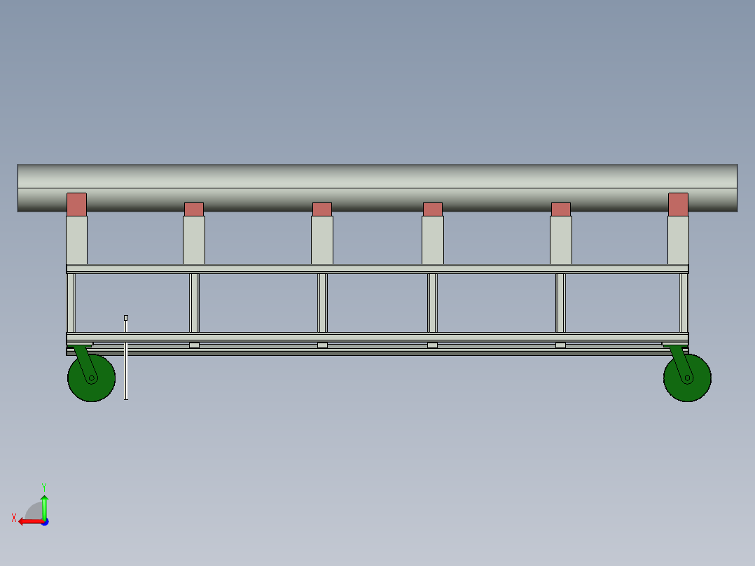 无动力晶棒运输车912031===50后视图