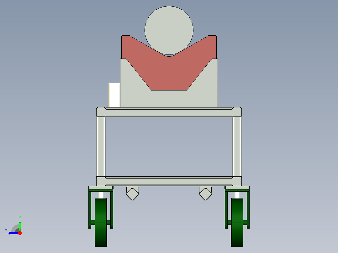 无动力晶棒运输车912031===50右视图