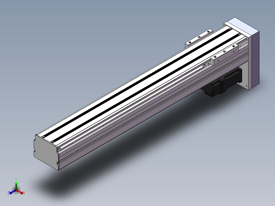 精密模组MY80S-T10-450L-P10B-BM-C4正等轴测图