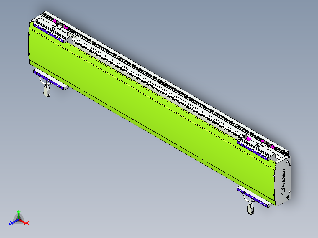 威洛博VL系列3d模型模组2VL22H2Y-S1000正等轴测图
